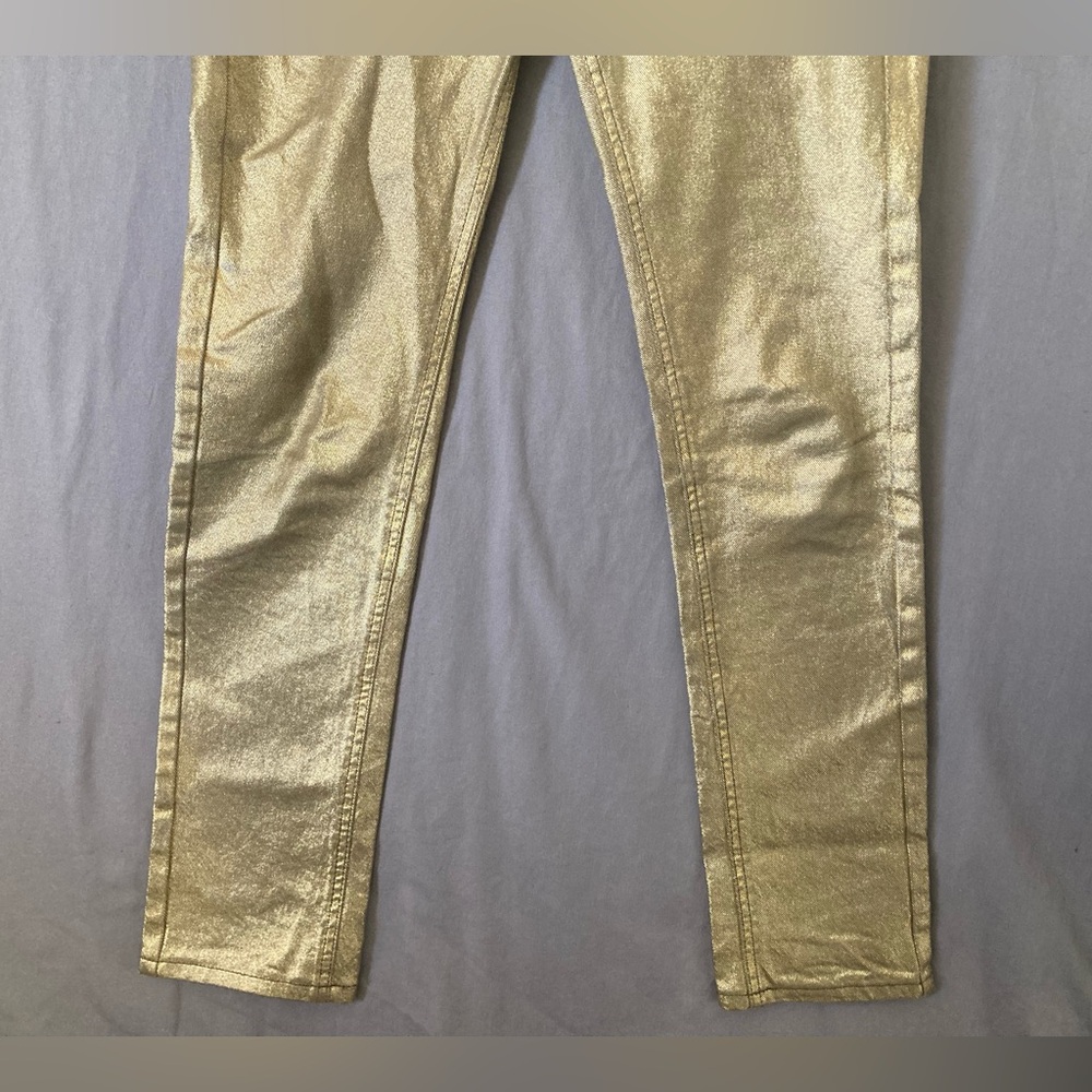 fornarina jeans Women’s Size 28 Gold Clubbing Jeans - Picture 3 of 12